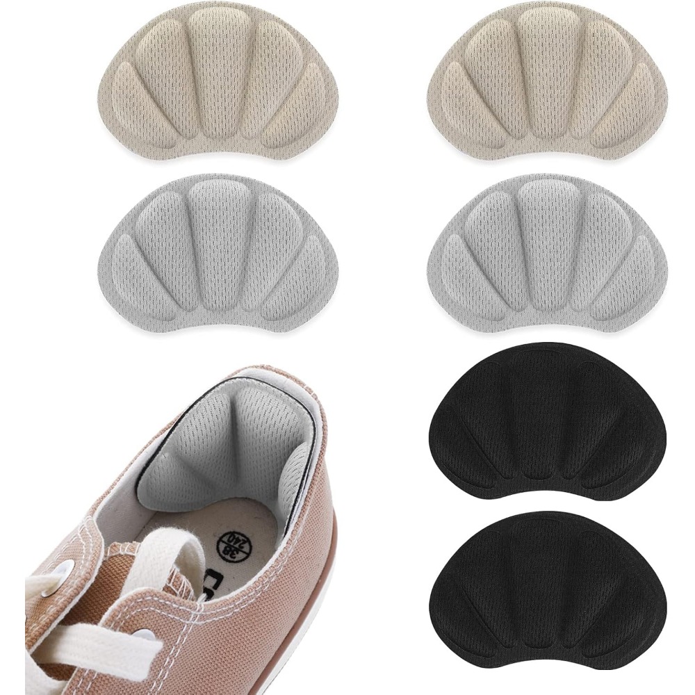 Heel Liner Grip - Triple Pack Hielbeschermers: Zelfklevende, gedempte, anti-blaar