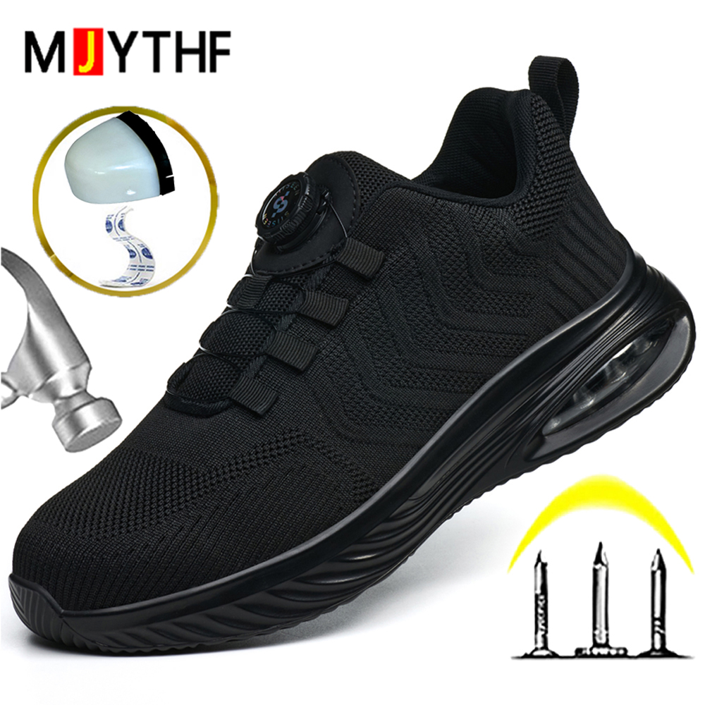 Sneakers Care - Veiligheidsschoenen met draaibare knop Heren Luchtkussen