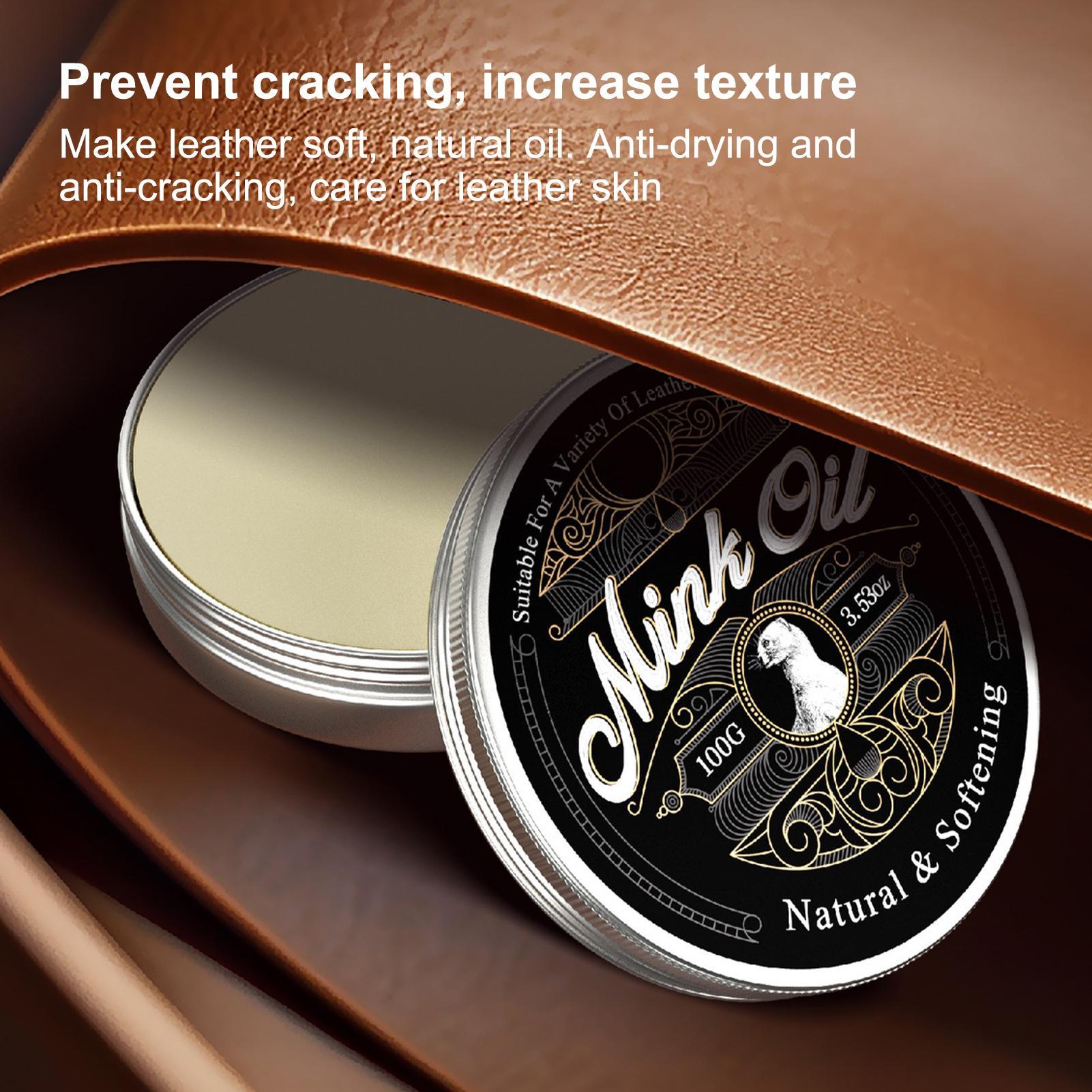Sneaker Care Products - 100g Nertsenolie voor leren laarzen Lederen