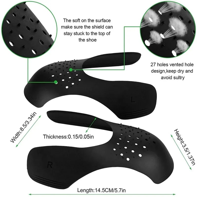1 paar vouwbeschermer schoen a - Sneaker Crease recensie en prijs