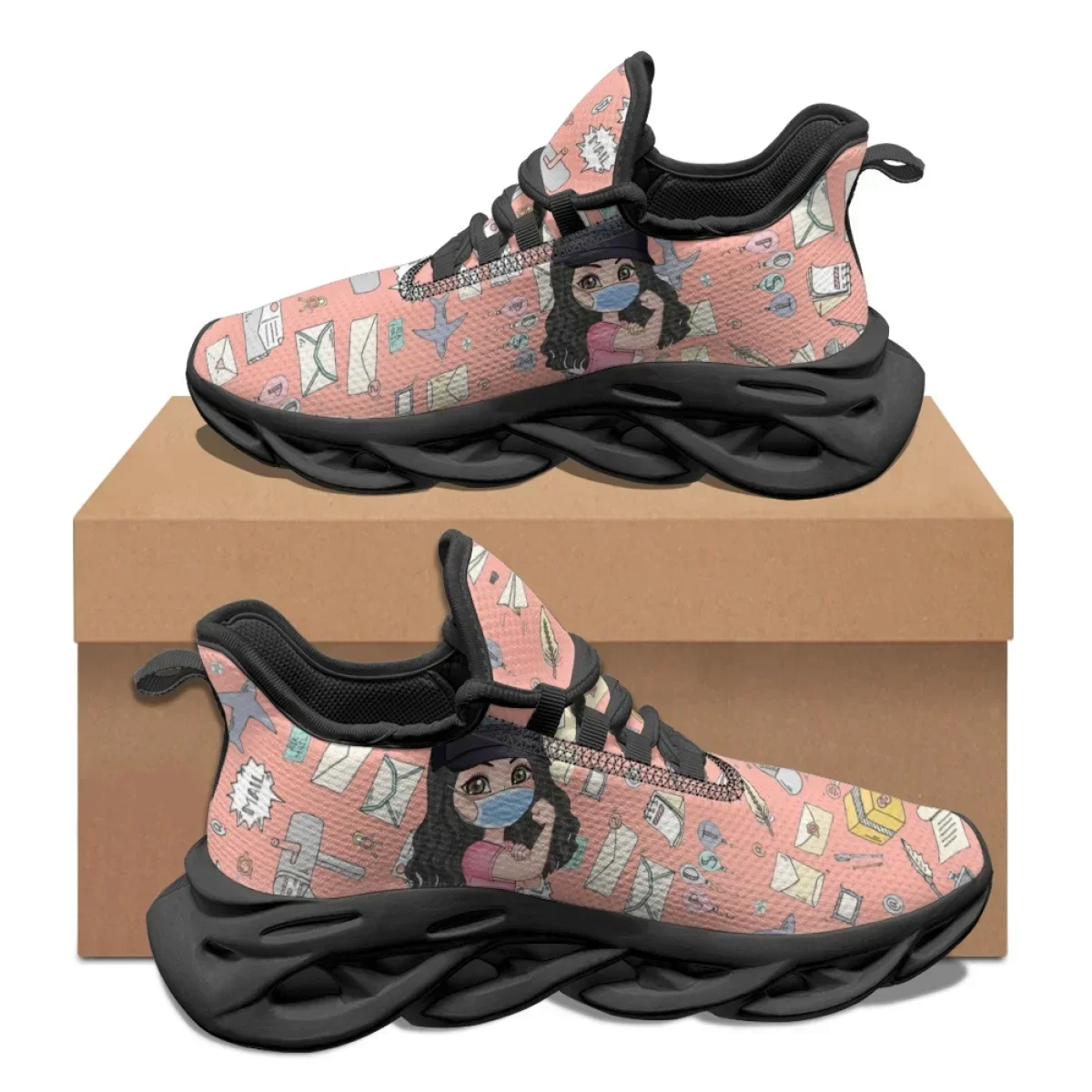 Nieuwe Cartoon Postman Girl De - Sneaker Career recensie en prijs